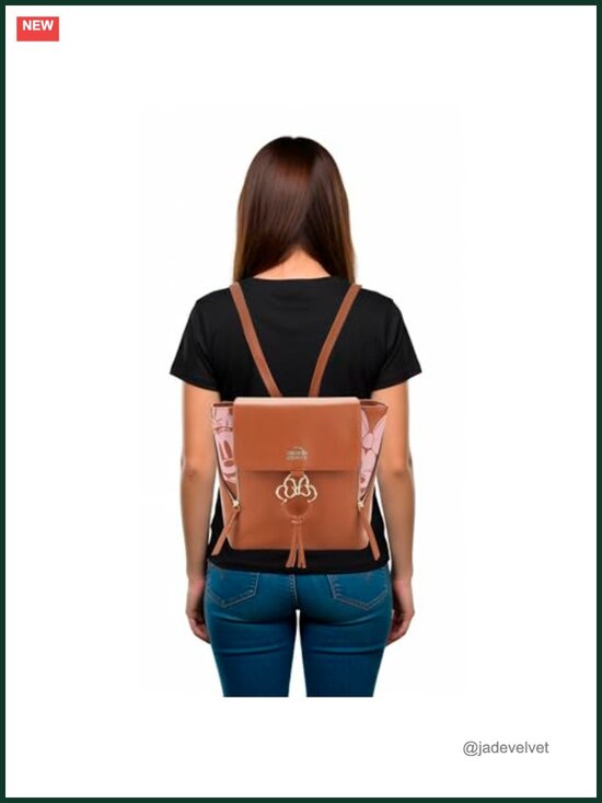Disney Minnie Mouse Faux Leather Mini Backpack with Bow Accent main image 5